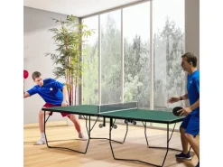 Tischtennisplatte Klappbar mit Netz Rollen Stahl 274 x 152,5 x76cm*SPORTNOW Clearance