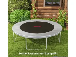 SPORTNOW Trampoline|Trampolin-Sprungtuch Kunststoff Orange Schwarz 323L x 323B x 1H cm
