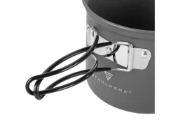 STAHLWERK Campingzubehör|Camping Kochgeschirr Alu Campinggeschirr Gaskocher Outdoor Set
