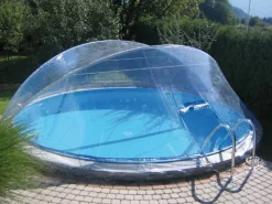 Poolüberdachung Cabrio Dom für ovale Becken 610 cm x 366 cm*Steinbach Clearance