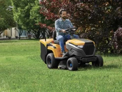 Akku-Rasentraktor Estate 584e mit 240 l Fangkorb*Stiga Discount