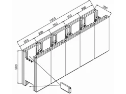 Steinbach Einbaupools|Styroporstein Big Stone 125 x 25 x 50 cm (L x B x H)