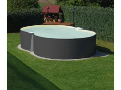 Summer Fun Achtformbecken Anthrazit 540 cm x 350 cm x 120 cm* Sale