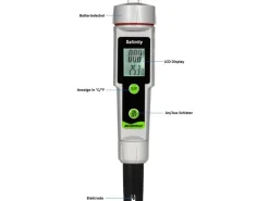 Elektronisches Salztestgerät 18,8 cm x 3,5 cm x 3,5 cm Weiß*Summer Fun