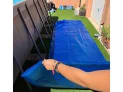 Summer Fun Pool Abdeckung|Pool-Solarfolie Rund für Pools bis Ø 350 cm