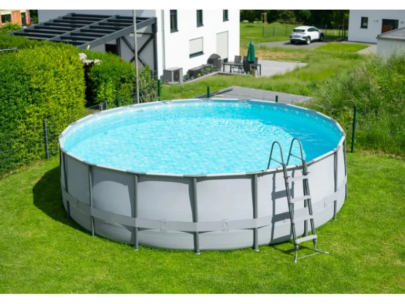 Summer Waves Aufstellpools|Rundpool Elite Anthrazit Ø 549 cm x 132 cm