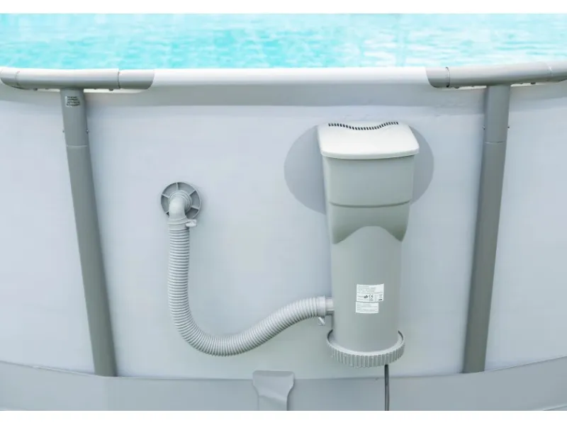 Summer Waves Aufstellpools|Rundpool Elite Anthrazit Ø 549 cm x 132 cm