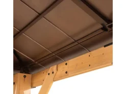 Sunjoy Gartenlauben|Gazebo Rapi Zedernholz 273 cm x 273 cm Braun