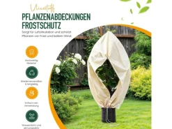 Sunny-Tree Winterschutz für Pflanzen und Bäume  Frostschutz  Frostschutzhaube Langlebiges Material  Beige 180 cm x 120 cm* New