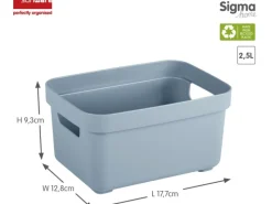 Aufbewahrungsbox Sigma Home 2,5 l*Sunware New