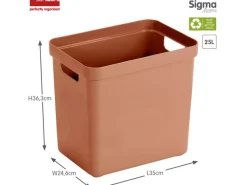 Aufbewahrungsbox Sigma Home 25 l Terra*Sunware New