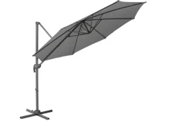 SVITA Sonnenschirme|Ampelschirm Sonnenschirm Alu Dreh Schwenk Schirm Garten Terrasse