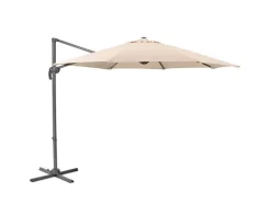 Ampelschirm Sonnenschirm Alu Dreh Schwenk Schirm Garten Terrasse Helles Taupe*SVITA Hot