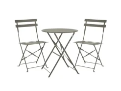 Berlin Balkonmöbel Bistroset Stuhl Tisch Garten Bistro Cafe Metall Klappmöbel*SVITA Online
