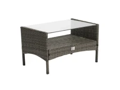 SVITA Lounge-Gartenmöbel|Brooklyn Polyrattan Sitzgruppe Lounge Gartenmöbel Set