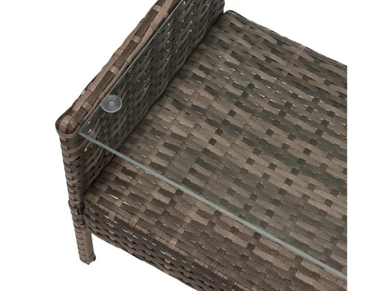 Brooklyn Polyrattan Sitzgruppe Lounge Gartenmöbel Set*SVITA Online