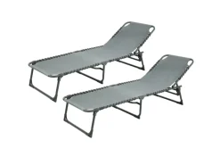 2er Set Gartenliege Sonnenliege Klappbar Verstellbar*SVITA Outlet
