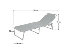 2er Set Gartenliege Sonnenliege Klappbar Verstellbar*SVITA Outlet