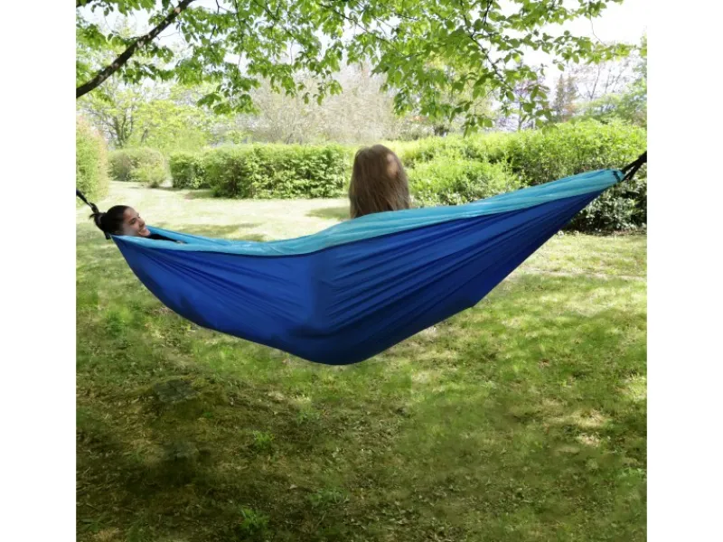 SVITA Sonnenliegen|Hängematte Outdoor Ultraleicht Camping Befestigung 1-2 Personen Hell Dunkel