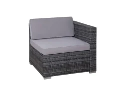 SVITA Lounge-Gartenmöbel|Lugano Polyrattan Lounge Gartenmöbel Set Gartenlounge Gartensofa