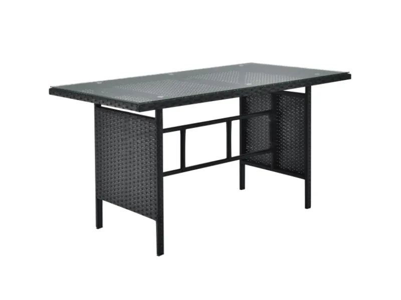 SVITA Sitzkissen|Gartenmöbel-Sets|Monroe Garten-Lounge Set Abdeckhaube Polyrattan Lounge-Möbel Sitzgruppe