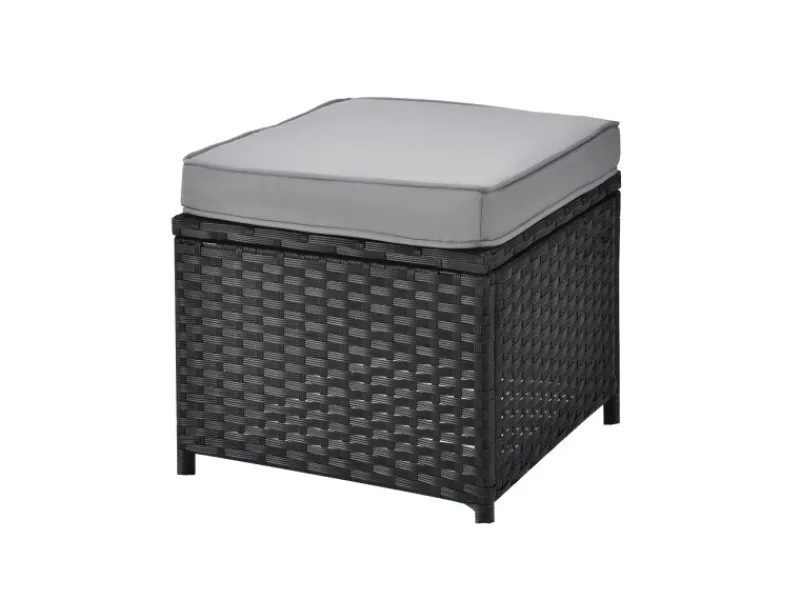 SVITA Sitzkissen|Gartenmöbel-Sets|Monroe Garten-Lounge Set Abdeckhaube Polyrattan Lounge-Möbel Sitzgruppe