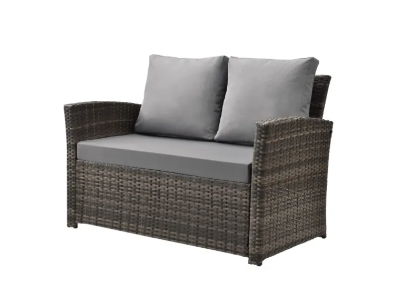 Roma Polyrattan Set Sitzgruppe Lounge Tisch Garnitur Gartenmöbel*SVITA Discount