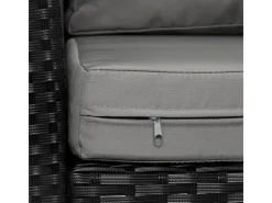 SVITA Lounge-Gartenmöbel|Gartenmöbel-Sets|Roma Polyrattan Set Sitzgruppe Lounge Tisch Garnitur Gartenmöbel