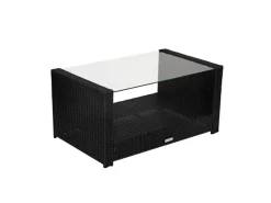 SVITA Lounge-Gartenmöbel|Gartenmöbel-Sets|Roma Polyrattan Set Sitzgruppe Lounge Tisch Garnitur Gartenmöbel