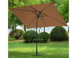 SVITA Sonnenschirme|Sonnenschirm 3x2m Balkonschirm Rechteckig Mit Sonnenschutz Matt