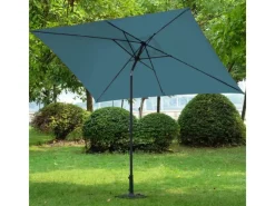 Sonnenschirm 3x2m Balkonschirm Rechteckig Mit Sonnenschutz Matt*SVITA New