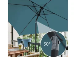 Sonnenschirm 3x2m Balkonschirm Rechteckig Mit Sonnenschutz Matt*SVITA New