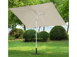 SVITA Sonnenschirme|Sonnenschirm 3x2m Balkonschirm Rechteckig Mit Sonnenschutz Matt