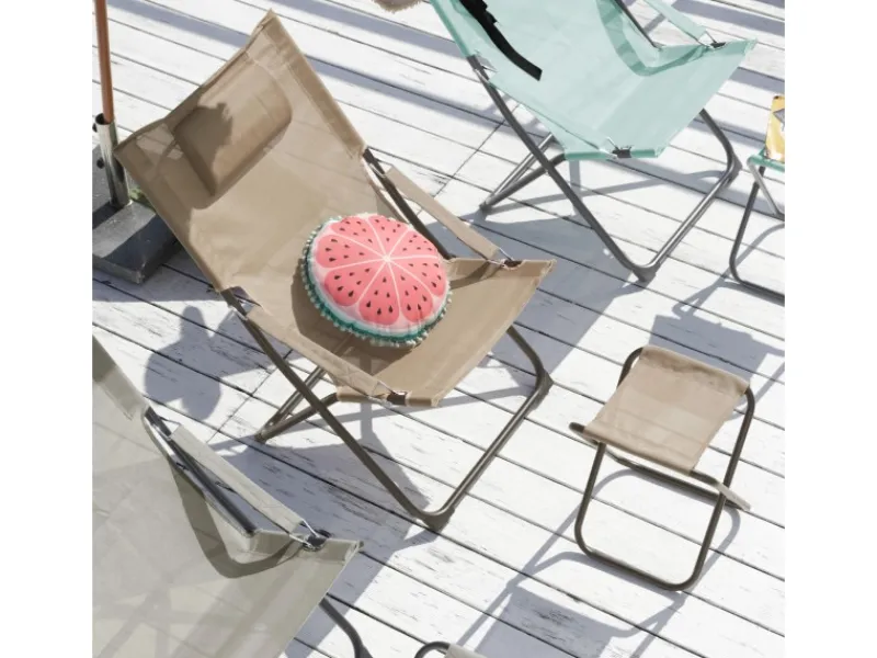 SVITA Sonnenliegen|Tomra Liegestuhl Mit Hocker Klappbar Campingstuhl Kopfkissen