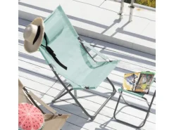 SVITA Sonnenliegen|Tomra Liegestuhl Mit Hocker Klappbar Campingstuhl Kopfkissen