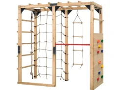 Swing King Klettergerüst Jack 215 cm x 209 cm x 100 cm Natur FSC®*SwingKing