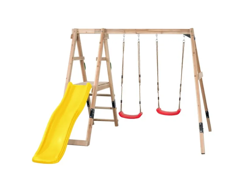 SwingKing Gartenspielgeräte|Swing King Schaukel Ava 185 cm x 235 cm x 274 cm FSC®