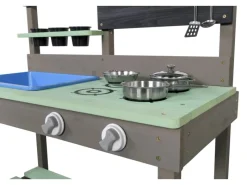 Swing King Spielküche Mud Kitchen 88 cm x 77 cm x 34 cm Grau-Grün FSC®*SwingKing Clearance