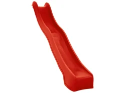 SwingKing Gartenspielgeräte|Wellenrutsche Rot 300 cm für Podesthöhe 150 cm