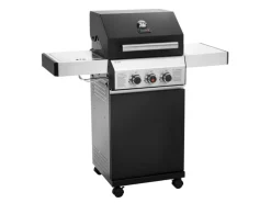 Black 2+1 Gasgrill Mit Seitenbrenner Gasgrill 2 Brenner Matt Schwarz*TAINO Sale