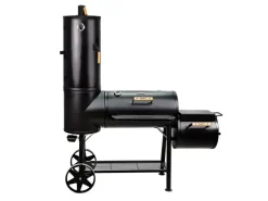 Chief 130 KG Smoker BBQ Grillkamin Räucherofen Holzkohle Grill 3,5mm Stahl*TAINO Sale