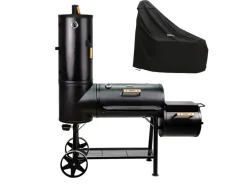 TAINO Smoker|Chief 130kg Smoker Set Abdeckhaube Holzkohle-Grill BBQ