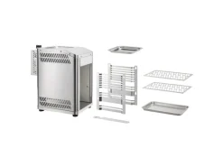 TAINO Gasgrills|Design Oberhitzegrill Gas Steakgrill 800 Grad Hochleistungsgrill Edelstahl Silber