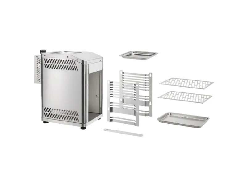 TAINO Gasgrills|Design Oberhitzegrill Gas Steakgrill 800 Grad Hochleistungsgrill Edelstahl Silber