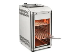 TAINO Gasgrills|Design Oberhitzegrill Gas Steakgrill 800 Grad Hochleistungsgrill Edelstahl Silber