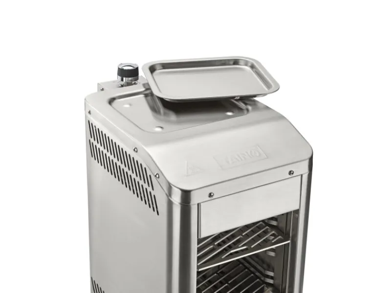 TAINO Gasgrills|Design Oberhitzegrill Gas Steakgrill 800 Grad Hochleistungsgrill Edelstahl Silber