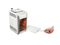 TAINO Gasgrills|Design Oberhitzegrill Gas Steakgrill 800 Grad Hochleistungsgrill Edelstahl Silber