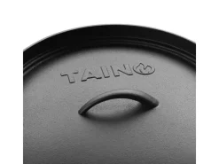 Dutch Oven Gusseisen 8L Set Deckelheber Ständer Zubehör Cast Iron*TAINO Outlet