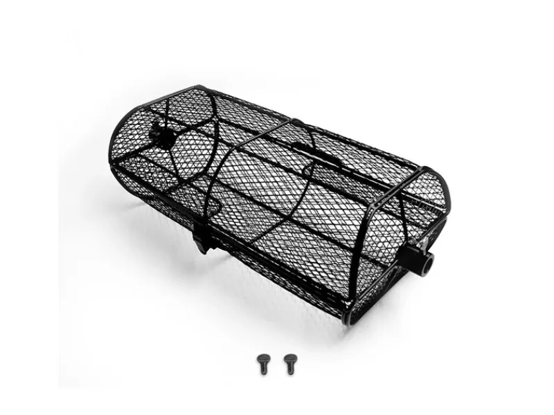 TAINO Grillzubehör|Grillrondell Grillkorb Rotisserie Grillzubehör Stahl Schwarz