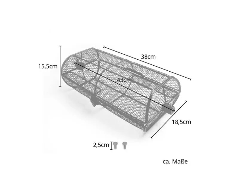 TAINO Grillzubehör|Grillrondell Grillkorb Rotisserie Grillzubehör Stahl Schwarz